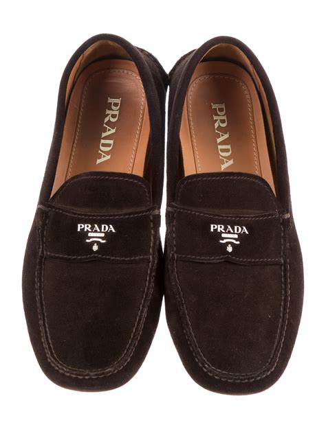 mens prada loafer|prada suede loafers.